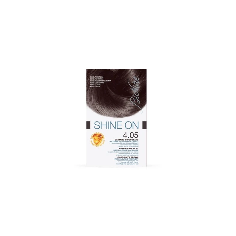 Bionike Shine On Trattamento Colorante Capelli Castano Cioccolato 4.05 3 Bionike Shine On Trattamento Colorante Capelli Castano Cioccolato 4.05